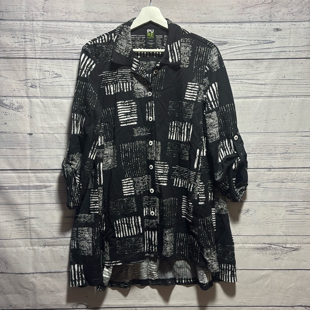 PURE essence tunic longsleeve shirt